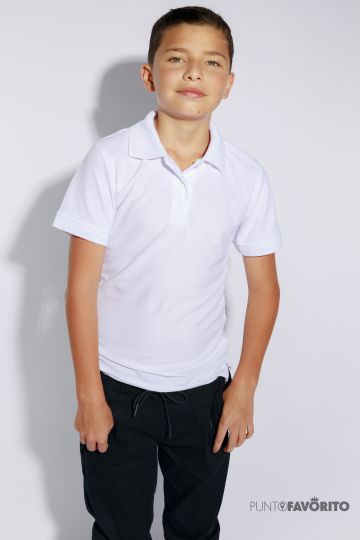 CAMISA ESCOLAR DOS BOTONES NIÑO