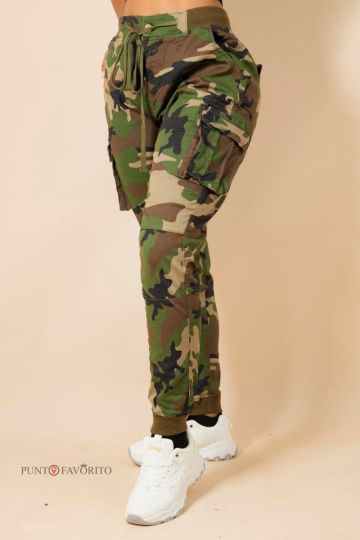 Pantalon camuflado para dama