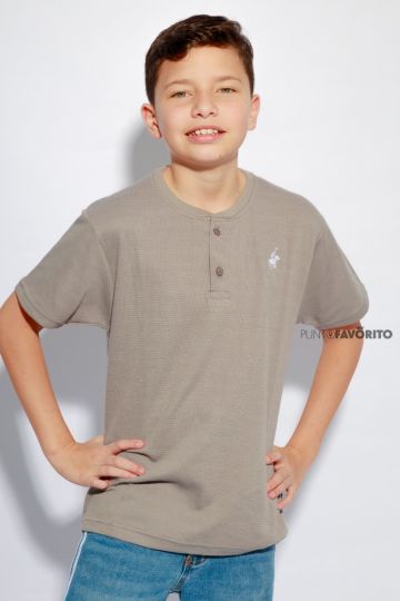 Camisa con cuello redondo POLO CLUB 