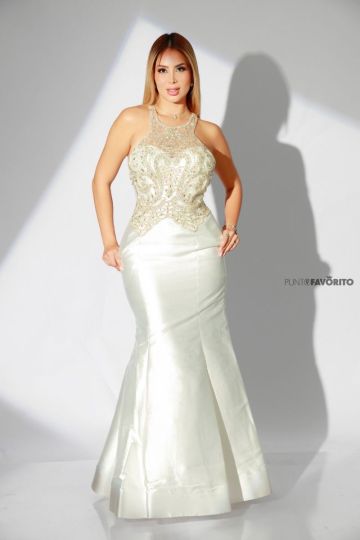 Vestido con pedreria ASPEED