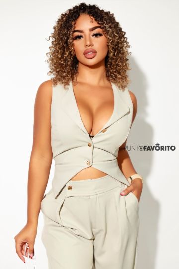 Blusa tipo chaleco