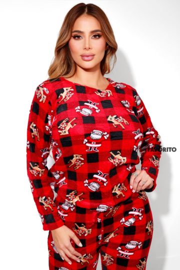 Pijama navideña de renos