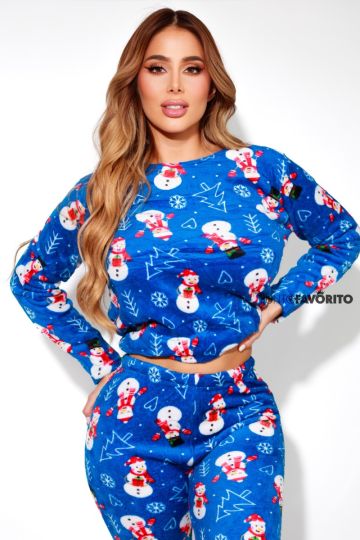 Pijama muñecos de nieve 