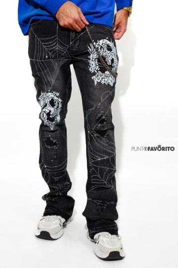 Pantalon tela de araña