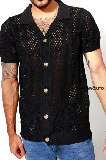 Camisa tejida para caballero