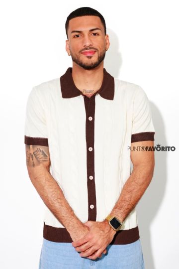 Camisa tejida con botones REDOX