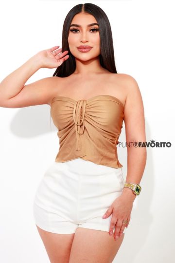 Blusa strapless CHIC