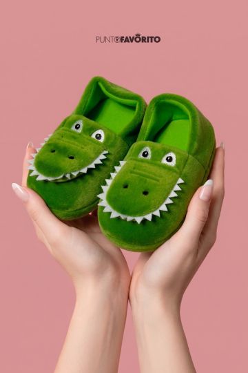 PANTUFLA COCODRILO