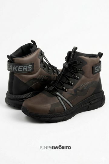 ZAPATO SN BROWN BLACK