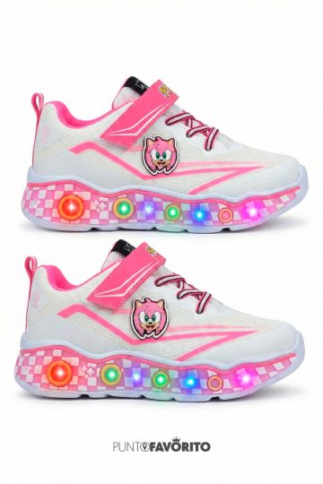 TENI SONIC WHITE FUXIA (24-29)