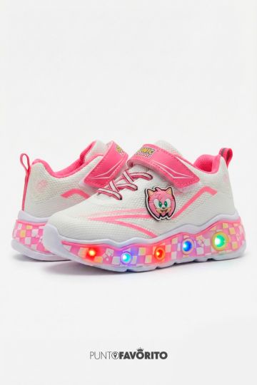 TENI SONIC WHITE FUXIA (30-35)