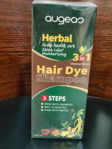 CHESTNUT BROWN-HAIR DYE SHAMPOO 3IN1