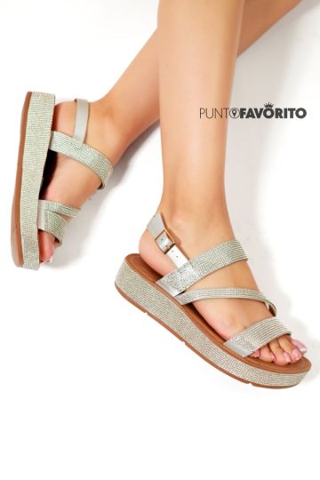 SANDALIA PASION LATINA SILVER