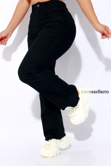 Pantalon de dama ancho sin ruedos