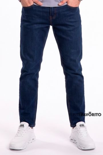 Jeans liso para caballero