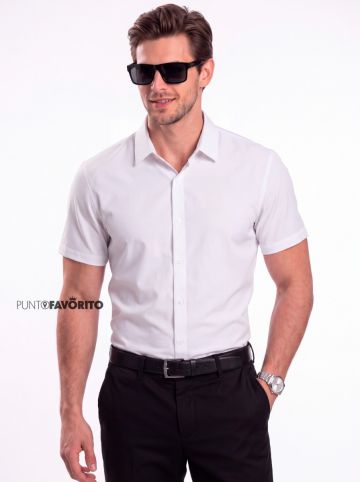 Camisa lisa con botones