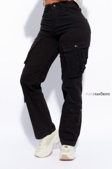Pantalon cargo para dama