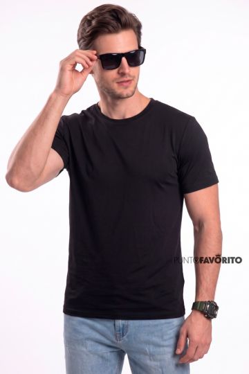 Camisa lisa manga corta VIZIO