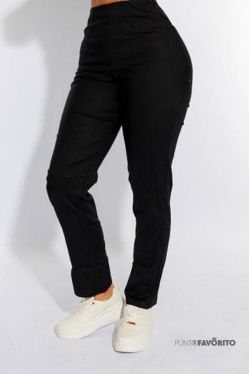 Pantalon de dama de vestir con pliegues