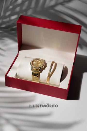 RELOJ GOLD PULSERA