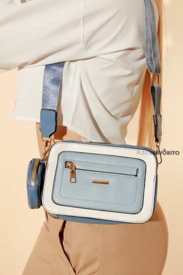 BOLSO DE MANO-BLUE