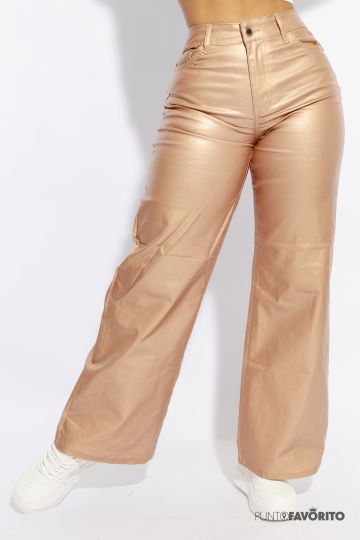 Pantalon semi-cuerina