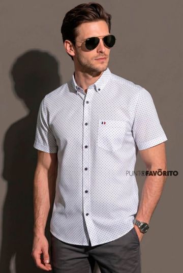 Camisa manga corta estampada