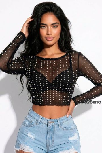 Blusa transparente SALVAJE