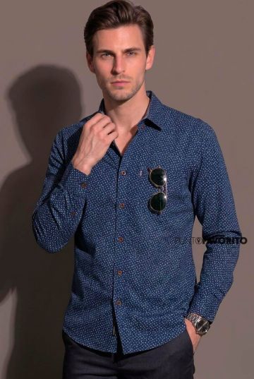 Camisa formal de manga larga