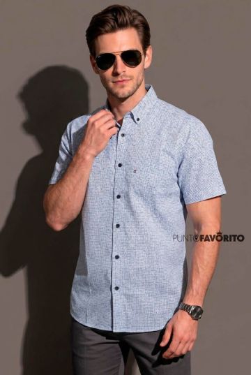 Camisa casual de manga corta