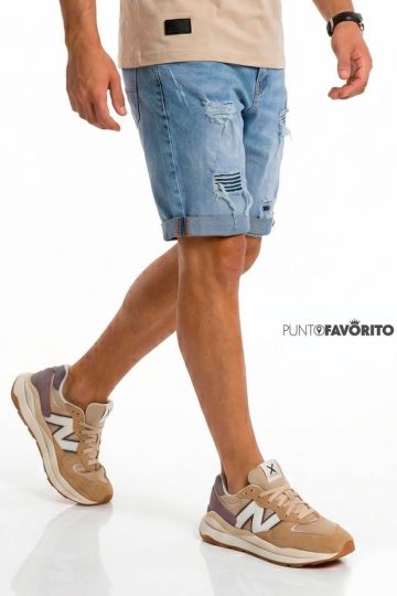 Bermuda strech para caballero