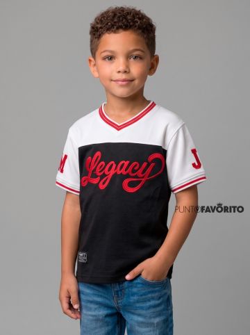 Camisa de ni&ntilde;o manga corta LEGACY