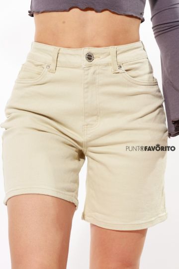 Short para dama beige