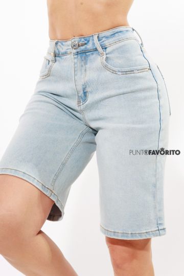 Bermuda de mezclilla para dama