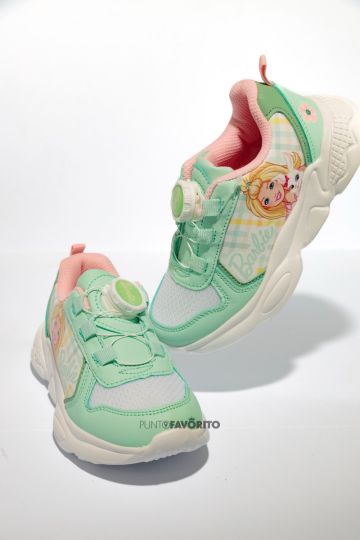 TENI BARBIE-GREEN PINK