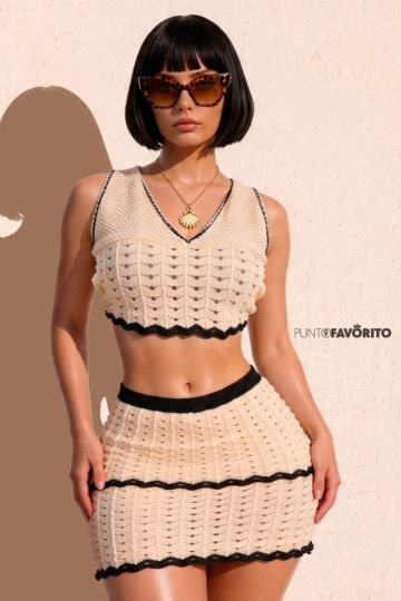 Conjunto de dama tejido CHICMI