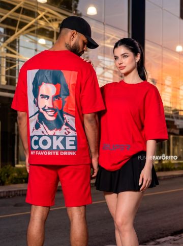 Conjunto de caballero COKE