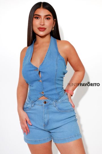 Chaleco de mezclilla