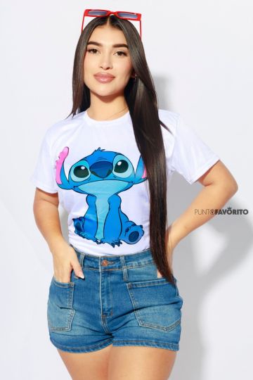 Blusa de Stich Orejitas-ONE SIZE