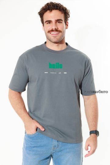 Camisa para caballero HELLO