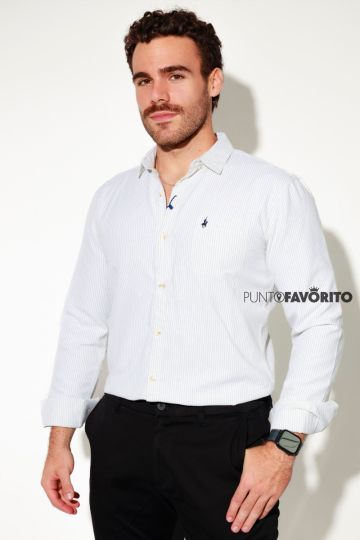 Camisa de vestir con rayas POLO CLUB