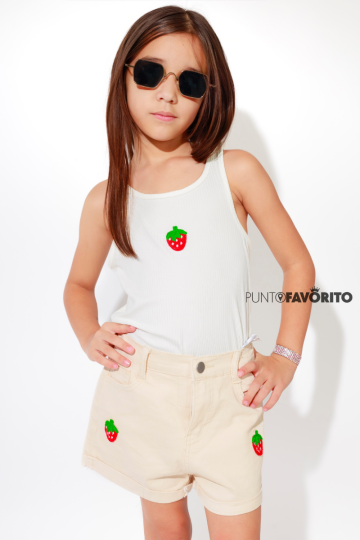 Conjunto de niña de mezclilla