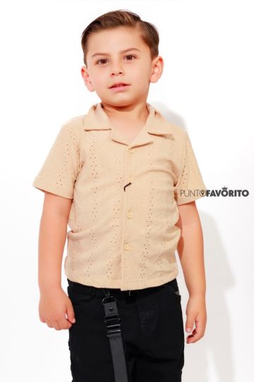Camisa de niño con botones REDOX