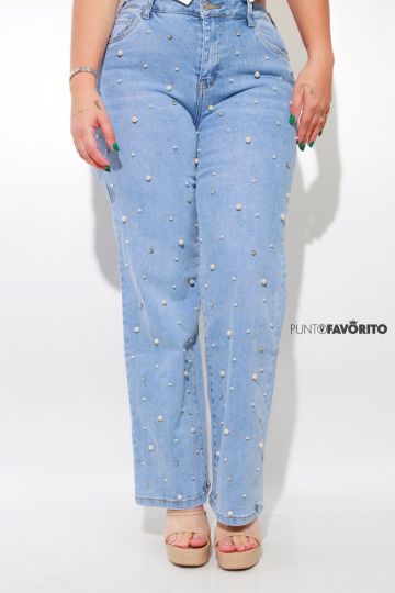Pantalon con perlas CHIC