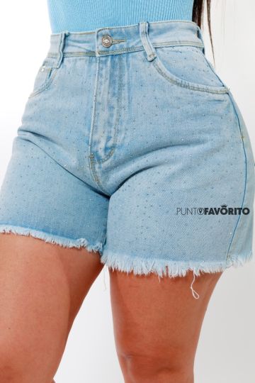 Short de dama con perlas SALVAJE