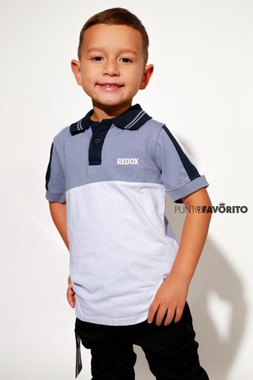 Camisa de niño tipo polo