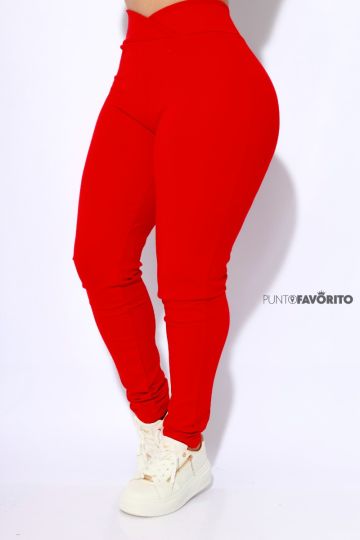 Pantalón de dama corte en V