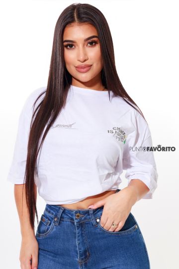 Blusa manga corta chance