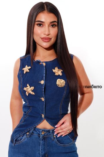 Blusa de mezclilla