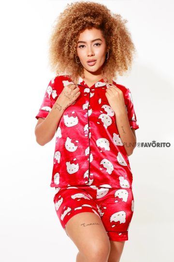 Pijama con short HELLO KITTY
